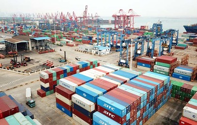 一季度货物贸易进出口总值6.57万亿元(组图)